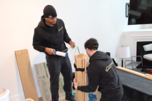 Professional team providing Local Movers in Toronto, ON services for a residential move